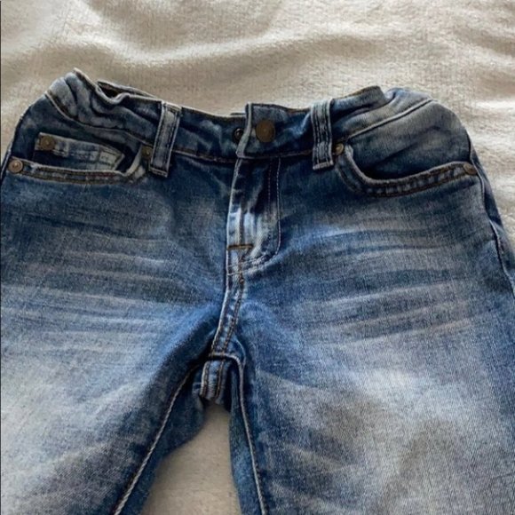 7 For All Man Kind Kids Boys Medium Wash Denim Skinny Jeans Size 5 - Picture 3 of 9